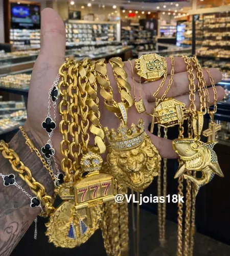 Colar moeda antiga 100% antiga e banhado ouro 18k