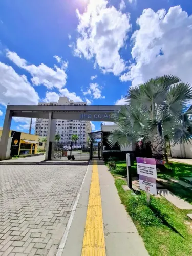 Vendo apartamento no Condomínio Ilha de Aruba, 01 quarto, com projetados.
