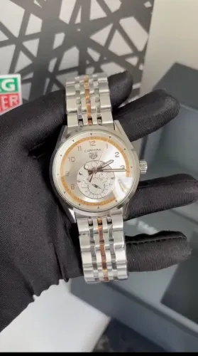Relógio Automático Estilo T H Astronomer Fases da Lua- Aço Inoxidável 904L