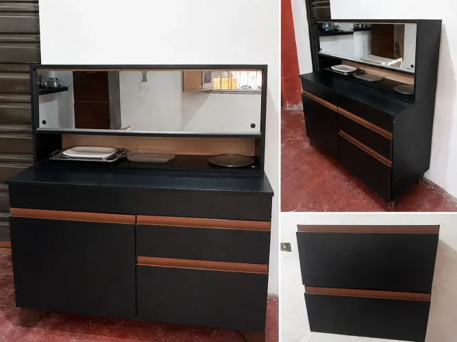 Armário de cozinha com 4 peças