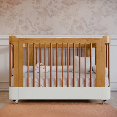 BERCO NIDO LAQUEADO FREIJO/BCO SOFT/ECO WOOD 61648 FREIJO BRANCO DIV