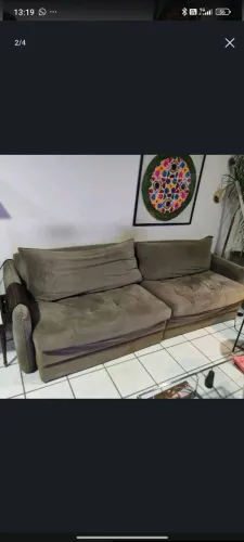 Sofá 4 lugares reclinável vende por mudança
