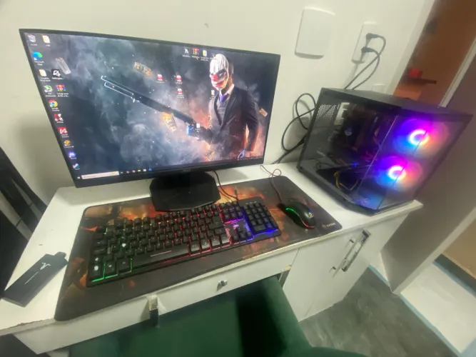 PC Gamer Completo RX 580 8GB + Monitor Acer 180Hz | SSD | Pronto para jogar