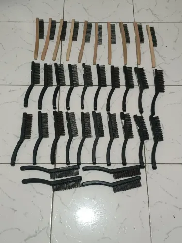 34 Escovas de aço 3 fileiras com preço de ocasião