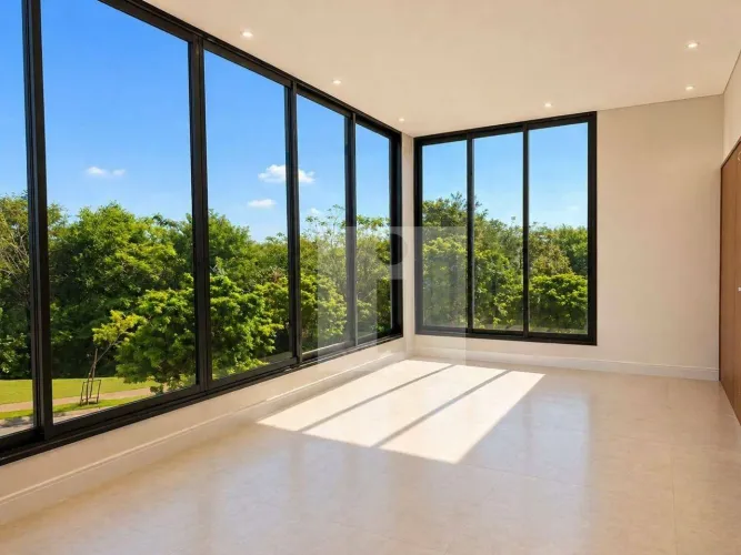 CASA NOVA COM VISTA PERMANENTE , 4 SUÍTES + ESCRITÓRIO, PISCINA, PRONTA PARA MORAR OU ALUG