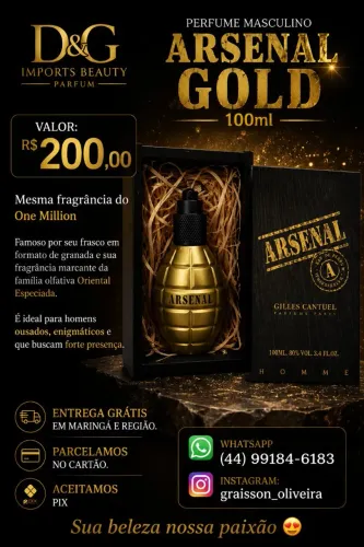 Perfume Arsenal Gold 100ml