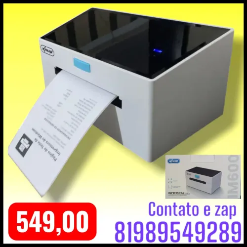 Impressora Térmica de Etiquetas Knup, modelo IM600. 