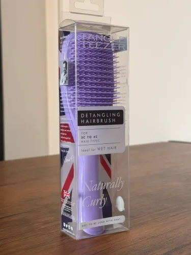 escova tangle teezer naturally curly roxa