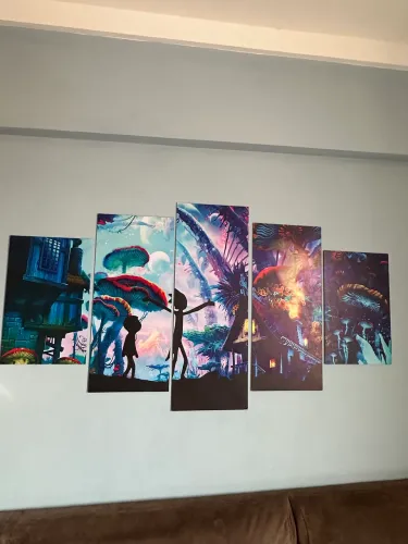 Quadro personalizado do Rick and Morty