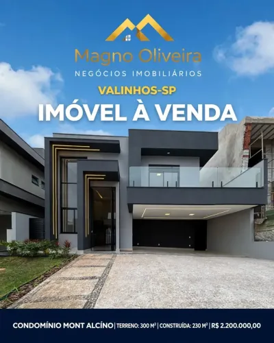 Casa a venda no Mont Alcíno Valinhos - SP