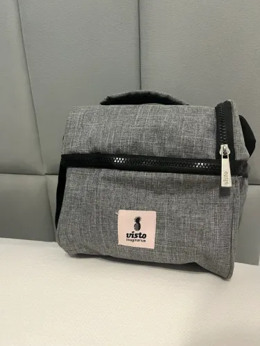 Bolsa Térmica Imaginarium Visto Cinza 2 bolsos