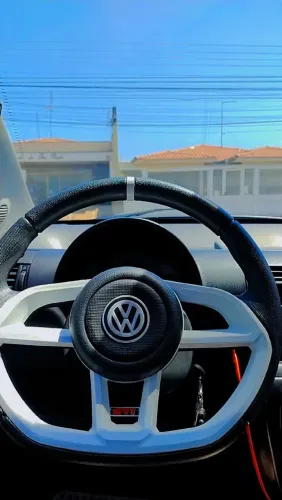 Volante Esportivo Volkswagen GTI Branco - Fox / Gol / Saveiro (Top!)