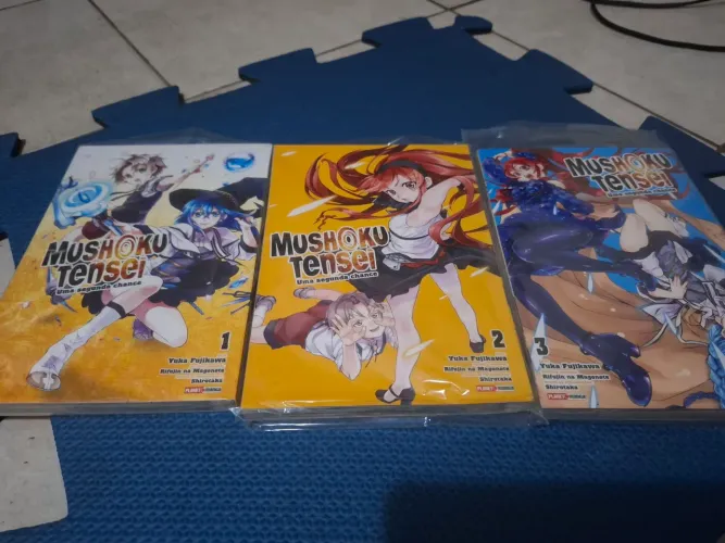 Mangá Mushoku Tensei vol 1 a 3