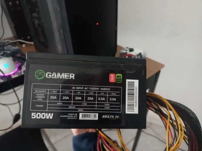 Fonte brasil Pc gamer de 500w bivolt