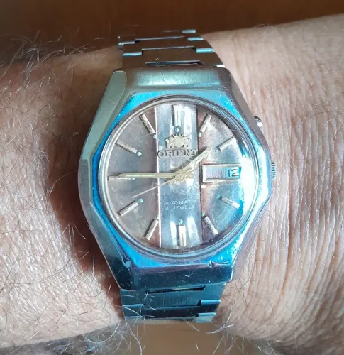 Relógio Orient Automático Vintage Marrom