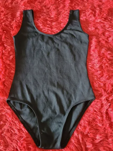 collant de ballet tamanho 12 preto