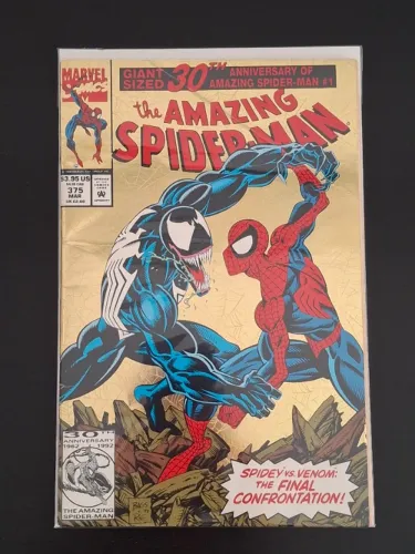 HQ Importada: The Amazing Spider-Man #375 - Vinco na capa