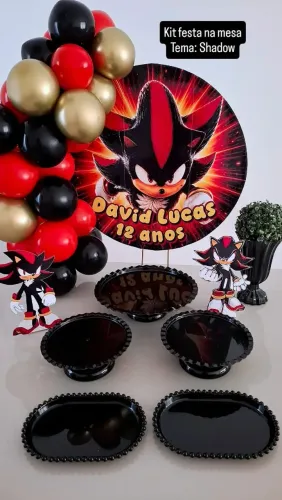 Kit festa na mesa e balões Delivery