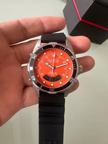 Vendo Relógio Technos Skydiver Wt2060ae/2l Laranja