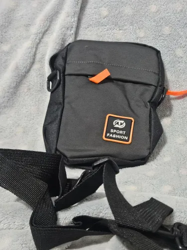 Moda Masculina Cor Sólida Pequena Bolsc Crossbody