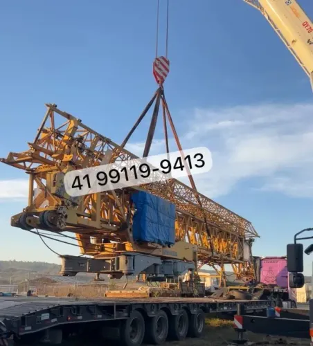 Grua Liebherr Automontante 50m Lança 40m Altura