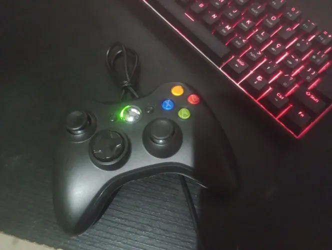Controle xbox com fio