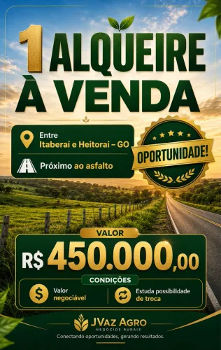 Área entre Itaberaí e Heitoraí.
