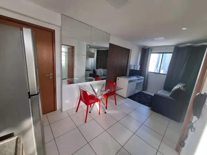 Alugo apartamento mobiliado tipo Studio próximo ao Shopping Recife em Boa Viagem