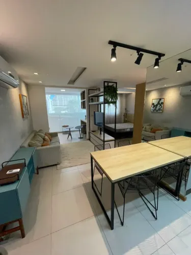 Studio Mobiliado e Decorado em Santa Helena | 43m² | Lazer Completo | 1 Vaga