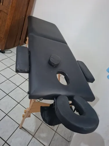 Cama Maca De Massagem Portátil Trevalla Beauty TL-MSG-1X Preta