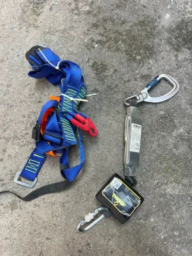 Talabart retrátil + cinto de segurança 