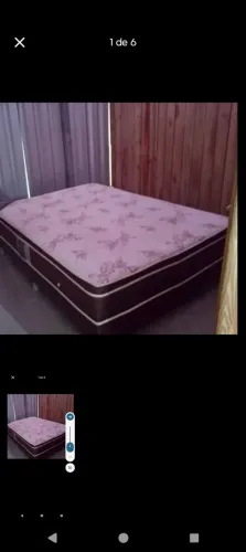 Vendo uma cama de casal e uma televisão de 29 de tudo $300 Fone: *56