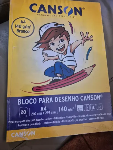 Bloco de Canson lacrado