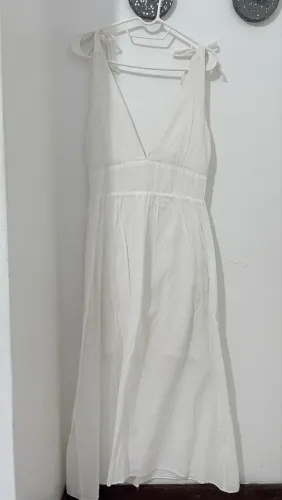 Vestido longo branco - P