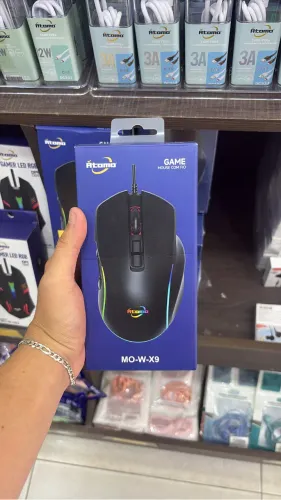 Mouse Gamer com fio Atomo - 10 botões Entrega Rápida