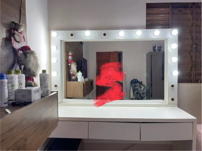 Penteadeira camarim com 3 gavetas