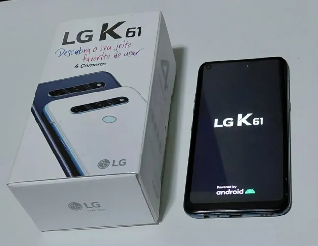Smartphone LG K61 128GB TITÂNIO 