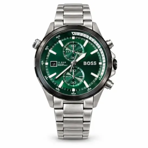 Relógio Masculino BOSS Globetrotter 1513930 46mm - Novo