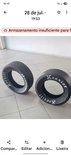 Pneus slick hoosier