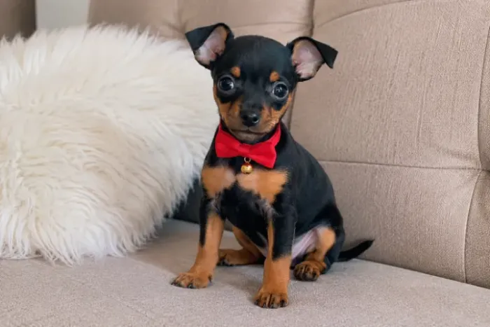 Filhotinhos Pinscher/Pincher Compactos e Lindos Macho e Fêmea com Pedigree