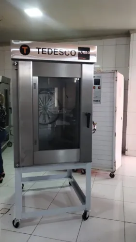 Forno de padaria para 5 ou 10 telas turbo gás e turbo elétrico em até 10x sem juros 
