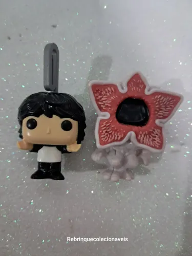 Kit miniaturas Funko Kinder Mike e Demogorgon