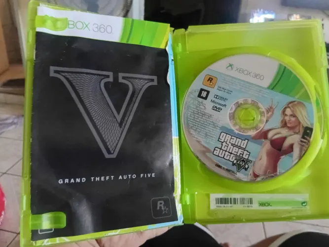 Gta v original xbox 360 completo mapa e manual