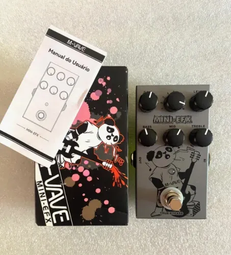 Pedal M-vave Mini Efx Overdrive Distortion Boost Drive