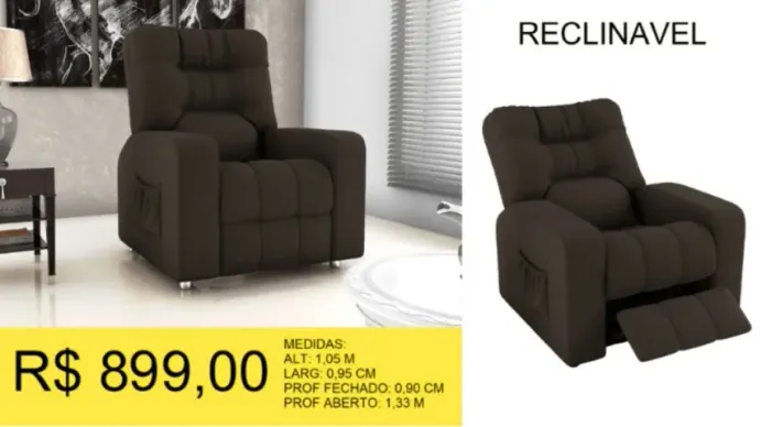 POLTRONA DO PAPAI A PRONTA ENTREGA