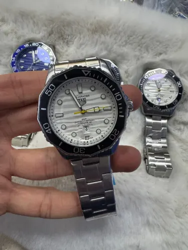Relógio Estilo TAG Heuer Aquaracer Professional GMT em Aço Inoxidável