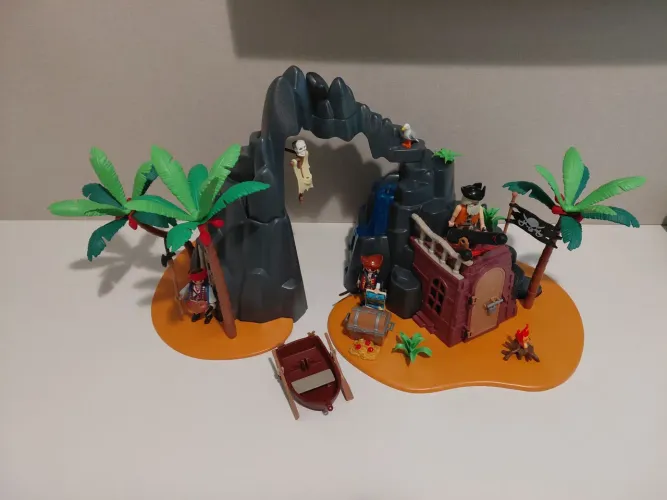 Playmobil Ilha do Tesouro Piratas - Original 