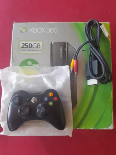 controle de xbox 360 original com cabo video componente