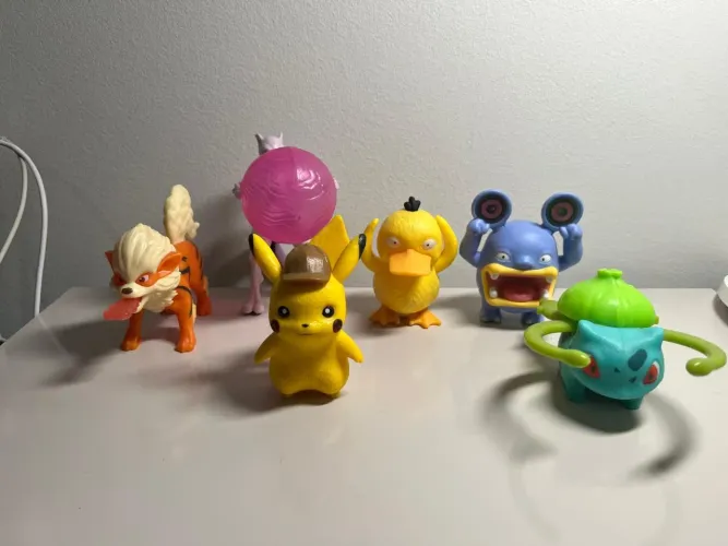 Action Figure Coleção completa do Burguer King Pokémon