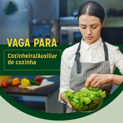 Cozinheira, Auxiliar de cozinha